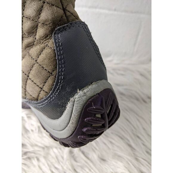 Patagonia Bucket Wintertide Quilted Waterproof Faux Fur High Boots Sable Women's - Picture 6 of 6